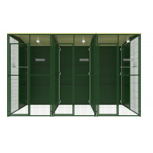 Voliera pre exoty , 6m2, 2.05m x 3m x 2m 
